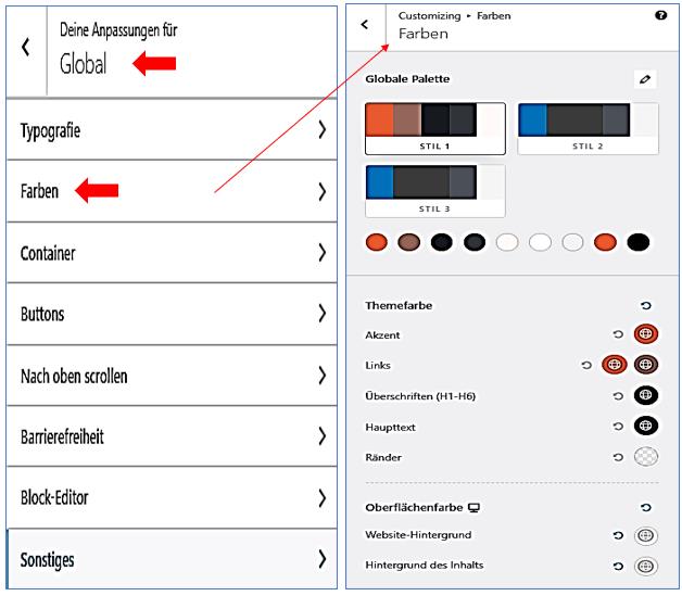 Astra Farben und Schriften  03