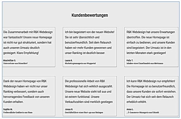 Kundenbewertungen 29