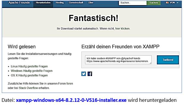 Lokale Installation  02